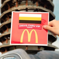 McDonald Drive-Thru VIP Sticker
