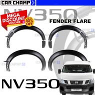 Nissan NV350 Urvan 2014 to 2023 Sporty Fender Flare ( Slimtype ) ( Injectiontype ) 2015 2016 2017 20