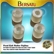 ASF RUBBER ROLLER SMALL JAPAN FUJITSU Feed exit roll set RUBBER Roller FI-7280 FI-7260 FI-7180 FI-71