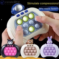 CORDELL Push Game Pop Electronic, Nezha Kuromi Super Bubble Pop Light Game, Push Game Doraemon Silic