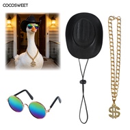 COCO  Goose Statue Costume Waterproof Goose Cover 3 Pcs Hip Hop Goose Outfit Set for 23 Statue – 80s