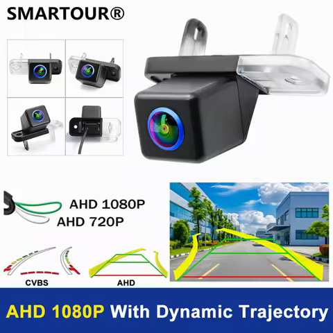 SMRTOUR 1080P HD AHD Dynamic Trajectory Vehicle Rear View Camera For Mercedes Benz Clk W203 W209 W21