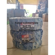 Submersible cable 3x0.75