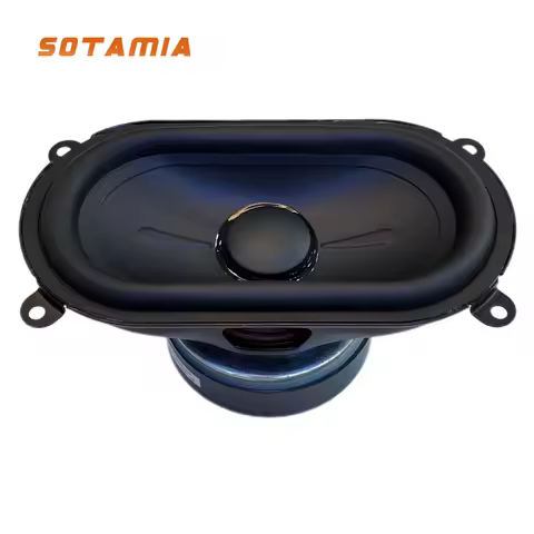 SOTAMIA 1Pcs Subwoofer Audio Speaker 4 Ohm 50WWaterproof Bass Runway-shaped Long-stroke Subwoofer Hi