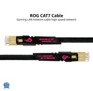 ASUS ROG Cat7 Ethernet Cable – Gaming LAN network cable high speed network up to 600MHz &amp; 10GB Transfer Rates Nylon Bra