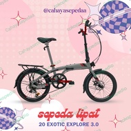 Sepeda lipat 20 exotic explore 3.0