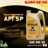 Engine Oil Gasoline ENEOS SP 5W-30 Api Genuine SYNTHETIC 5W30 FULLY 4 Liters