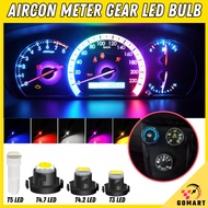 AIRCOND METER GEAR SHIFT LED BULB T5 T4.7 T4.2 T3 Meter Bulb License plate RPM Mentol Lampu Kereta