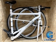 (平把單車) 方便 摺起可推 CHANGE DF-702B 可摺700C公路單車 road bike 只重10.5kg 摺車 change bike