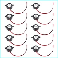 RUN 10Pcs  Decibel Piezo Buzzers for Educational Circuit 87dB SFM-20B 2312 Type