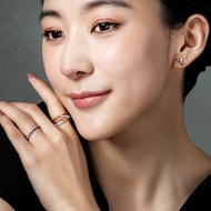 京華鑽石 鑽石耳環 18K金 天然鑽石 共0.12克拉 Simplicity