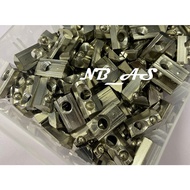 - M8 HALF ROUND NUT - 40 SERIES - ALUMINUM PROFILE ACCESSORIES 4040