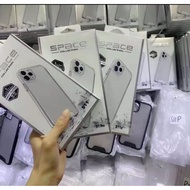 [Sent From Thailand Fast 1-2 Days] Case Clear Hard Back Silver Button Space Collection iP i6 i6+ i7/