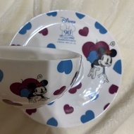 迪士尼90週年紀念 米妮碗盤兩件組 迪士尼餐具 迪士尼碗盤 米妮餐盤 米妮餐具