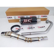 Racing Exhaust Exhaust All New YZF R15 VVA R15M R15 M XSR MT 15 MT15 SC Project Carbon