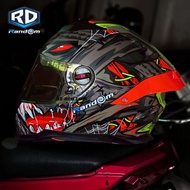 หมวกกันน็อคเต็มใบ RD Random มารตฐาน มอก.รองรับการติดบลูทูธ ถอดซักได้ ฟรีถุงผ้า แถมชิวฟรี 1 ชิ้น หมวก