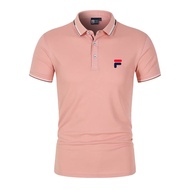 Summer Men's Business Polo Shirt Short Sleeve Man Tops Fashion M-4Xl In Stock 0050