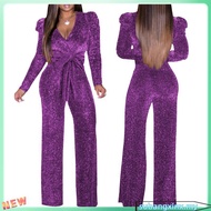 V21037Jumpsuits Rompers Plus Size Long Jumpsuits