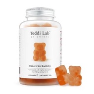 Unichi – Teddi Lab® 富鐵小熊軟糖 玫瑰紅棗味 60粒