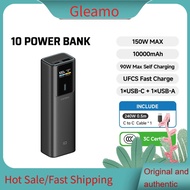 Gleamo 【ccc certified option 】CUKTECH 10 Power Bank 10000mAh 150W Fast Charging – Mini PD3.0 Powerba