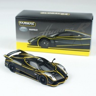 TW 1: 64 Pagani Huayra R Pagani Huayra Black Silver Double Alloy Car Model Ornaments
