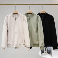 L@@ri3 Men's Bomber Jacket Canvas Material Men's Bomber Jacket Popular