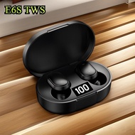 E6S TWS Bluetooth 5.0 Earbuds Ultra-Compact Wireless Portable Charging Case Lightweight