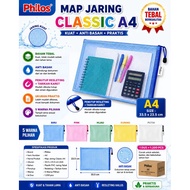 Zippered Folder Net Book organizer A4 Size 1pc UNIT