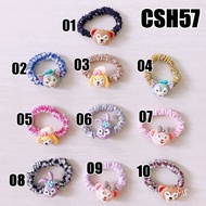 CSH57 Disney Stella Lou And Friends Small Scrunchies Thick Rope Hair Tie Hair Accessories Ready Stock