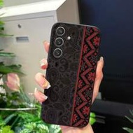 1pc Colorful Striped Straight Edge Liquid Soft Phone Case Compatible With GalaxyS26 S25 S24Ultra S24