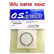 O.S. Spare Parts ENGINES PISTON RING Used With 108FSR 105HZ 29206400 Rc