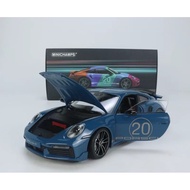 [现货]MiniChamps 1:18 Porsche 保时捷 911 (992） Turbo S Coupe Sport Design 2021 保时捷中国 20 周年纪念版 113069073 D