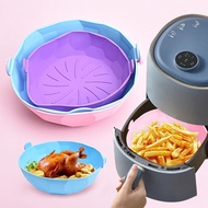 Silicone Air Fryer Pot Silicone Air Fryer Pot Silicon Air Fryer Pot biru Blue