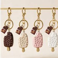 Chocolate And Ice Cream Bag Charm, Cute Dessert Keychain, Summer Dessert Accessory, Women's Popular 