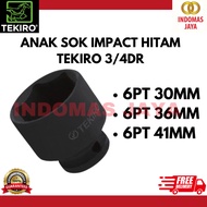 MATA TEKIRO 3/ 4 INCH IMPACT SOCKET WRENCH 6 PT 30 MM 36 MM/ 41 MM Impact Socket Bit 3/4 Inch 30mm 3