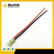 TAMIYA Male Connector (Small) With Wire 16AWG
