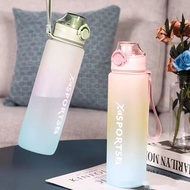 1000ml 1L漸變磨砂水壺/水樽💧見字飲水 Water bottle 運動 行山 郊遊
