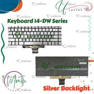 Pavilion x360 14-DW 14-DV 14-DY 14-DYXXX TPN-Q244 TPN-I137 13-BB TPN-Q234 E267 Silver Lampu