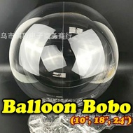 Bobo Balloon Stretched Transparent Balloon 10inches, 18inches, & 24inches