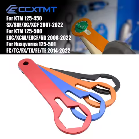 For KTM SX SXF XC XCF EXC EXCF XCW 125 150 200 250 300 350 400 450 500 2007-2022 CNC 50mm WP Dual Ch
