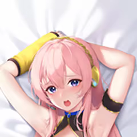 Dakimakura Anime Megurine Luka Double-sided Print 2WAY Tricot Life-size Body Pillow Cover Pillowcase