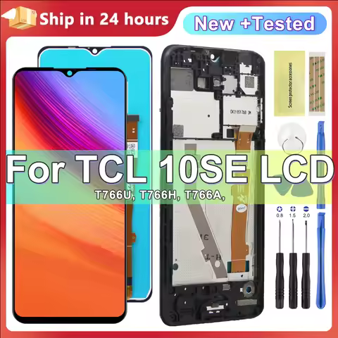 6.52'' for TCL 10 SE screen replacement For TCL 10SE display Mobile Phone Lcds For TCL 10 se T766H T
