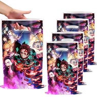 10pcs Demon Slayer Gift Bag 16.5*25cm Party Candy bags Loot Bag Boy Birthday Party Supplies Decorati