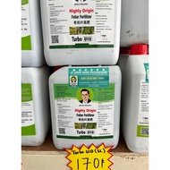 Highly Origin Foliar Fertilizer (Turbo U10) 5L ,UNCLE WILLIAM