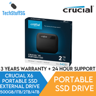 Crucial X6 Portable SSD External Drive  (500GB/1TB/2TB/4TB)