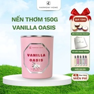 SA Vanilla Oasis Relaxing Scented Candle [A] Harmony Home - Sweet, Gorgeous Fragrance 150G