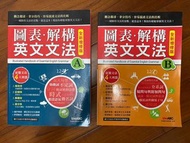 圖表、解構英文文法AB兩本合售