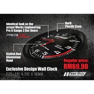 Works Engineering / Lucas Limited Edition Exclusive Wall Clock - Pro II PLUS Gauge Design (295 X 295