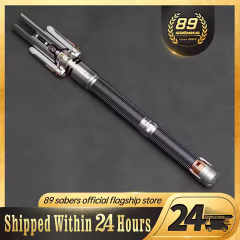 89Sabers Cal Kestis Crossguard Neopixel Lightsabers Proffie V3.9 Laser Sword Pixel Blade Heavy Dueli
