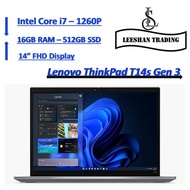Lenovo ThinkPad T14s Gen 3 |14”FHD+ | i7-1260P | 32GB RAM | 512GB SSD win 11 pro MS office{Refurbish